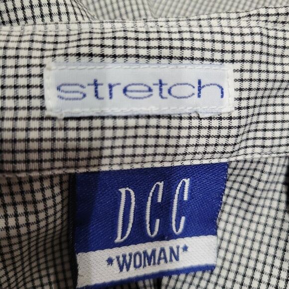 DCC Black and White Checkered Button Up Shirt - Picture 9 of 10